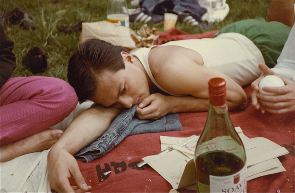 Gene at picnic in Central Park.  (Early 1980s)